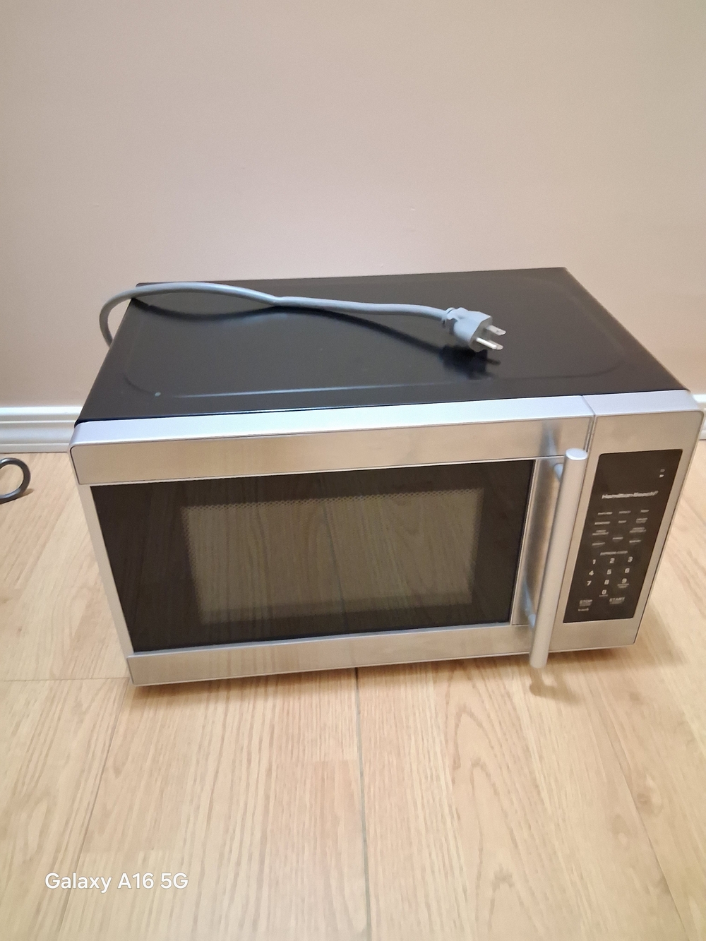 Stainless Steel Countertop Microwave Oven - Silver/Black
